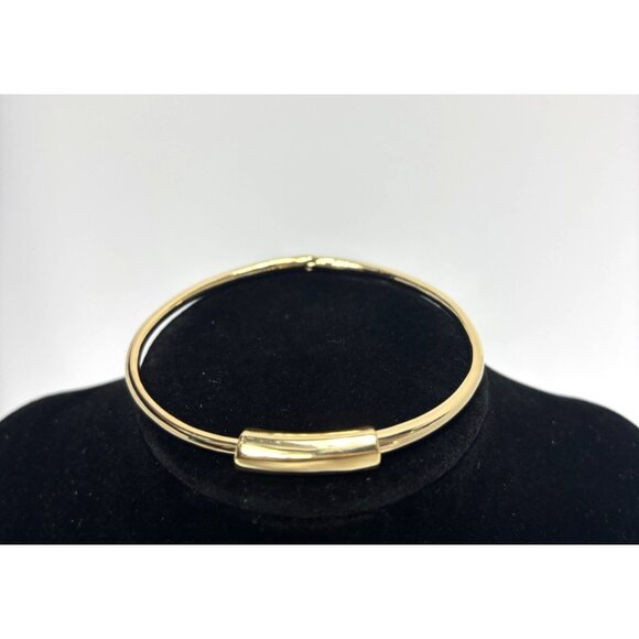 ALLSAINTS Hinged Bangle Bracelet, Designer Jewellery,Medium/Large Size NEW - Picture 1 of 10